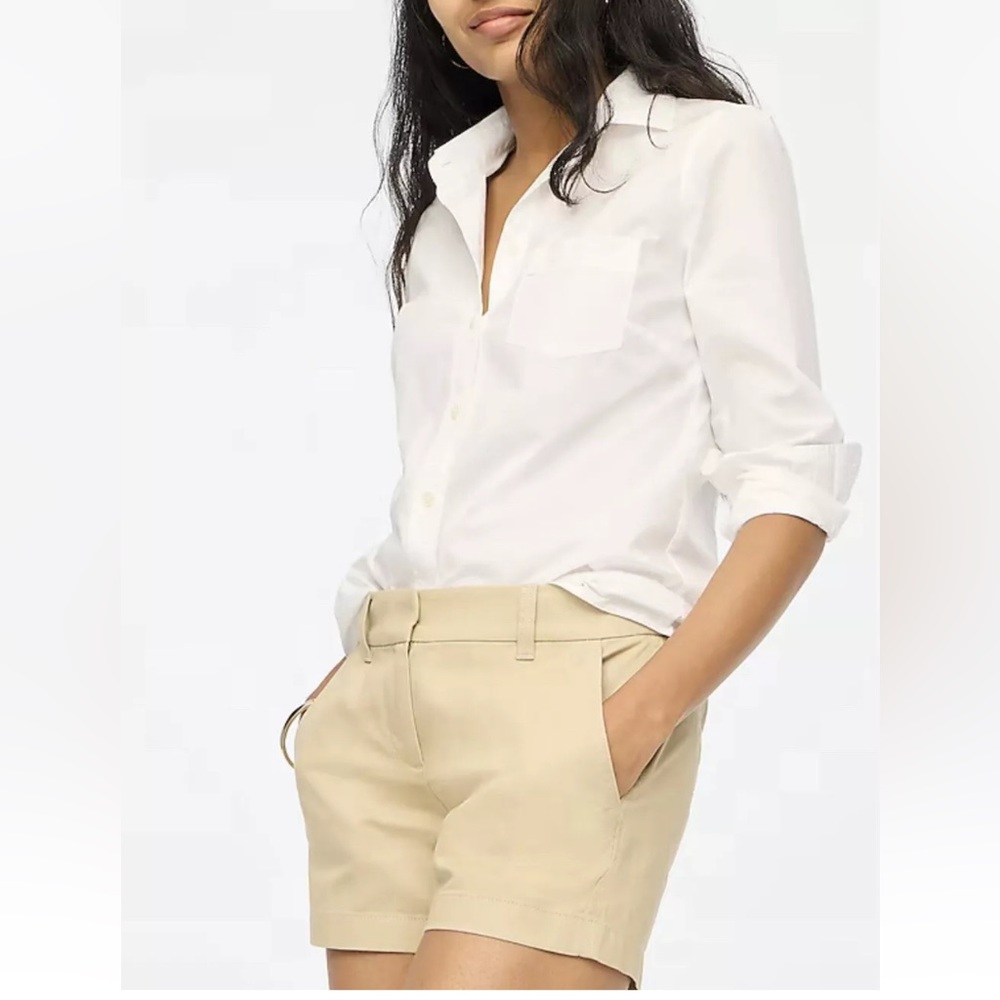 J. Crew Tan 5" Chino Shorts 0 NWT